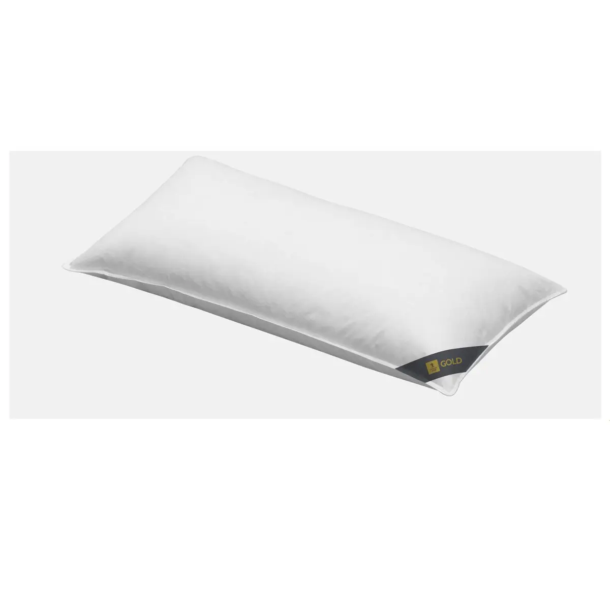 Gänsedaunenkissen Gold 40x80 cm